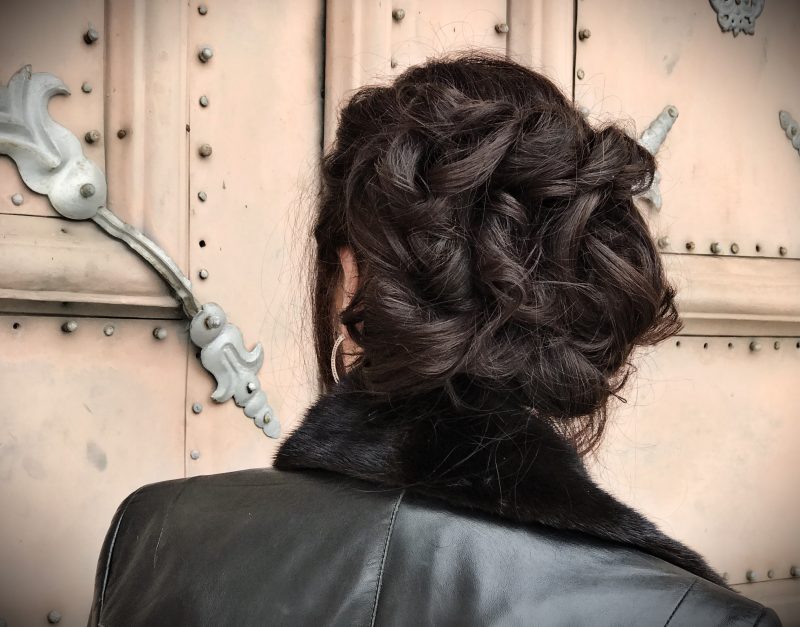 Hairstyle, leder Walter, colar, leather, 