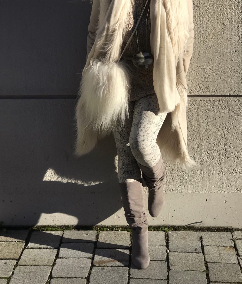 Oui Coat In Winter Cochastyle